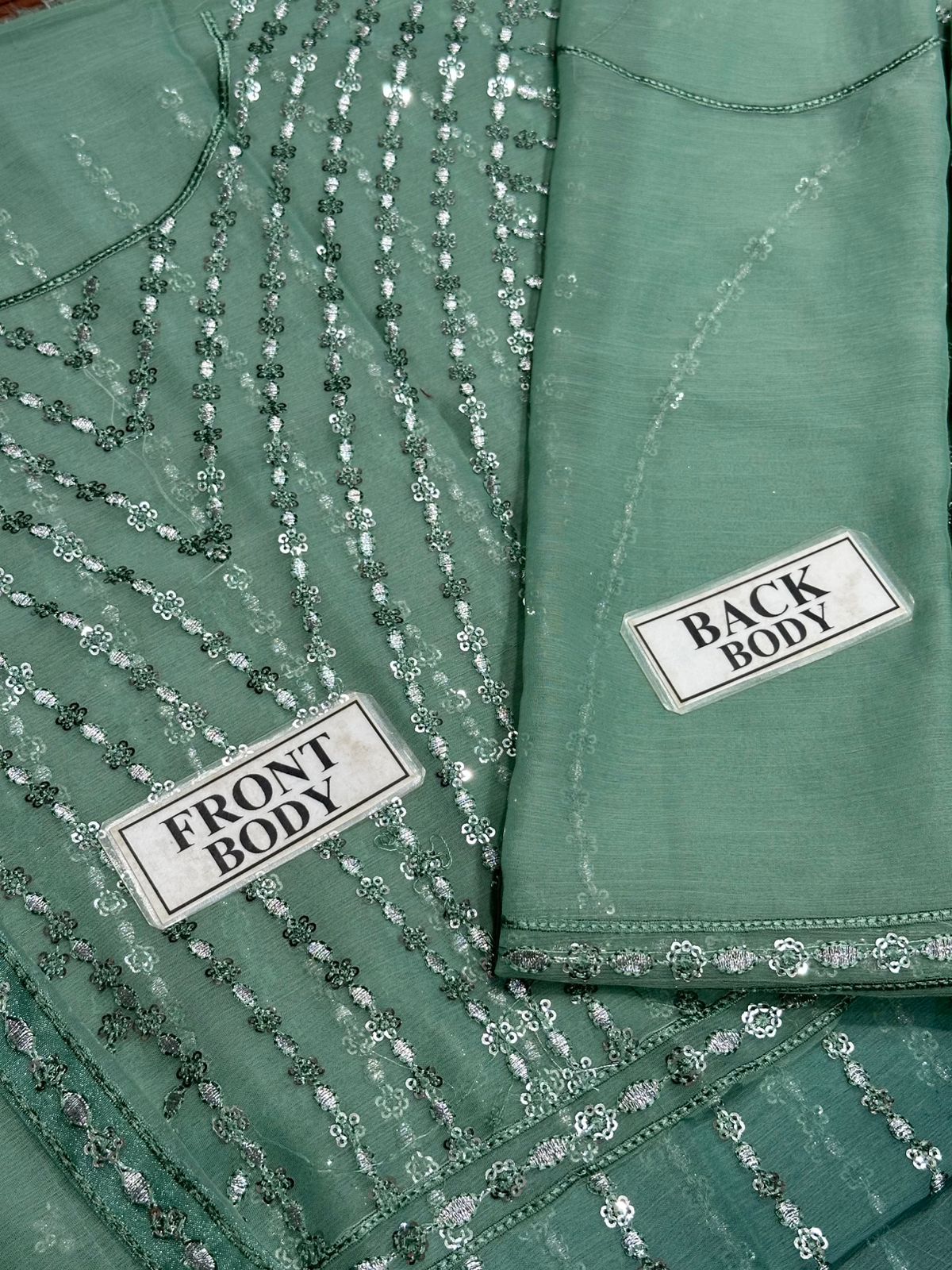 Fahad Hussayn Chiffon Suit