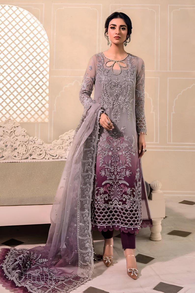 Maria.B Wedding Edition –  Embroidered Suit