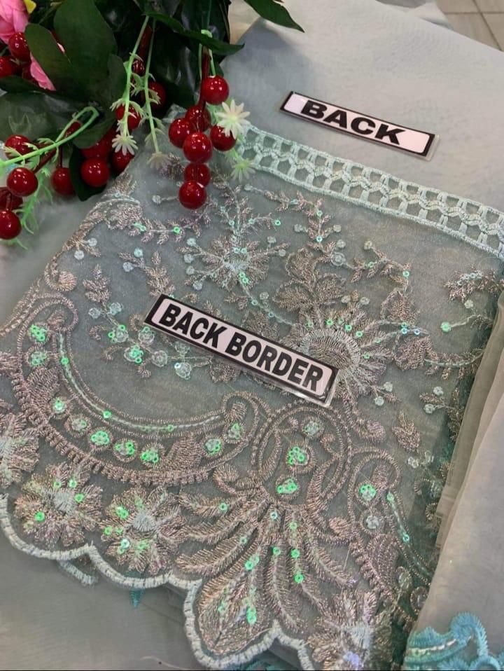 Elaaf Bridal Organza Embroidered Dress