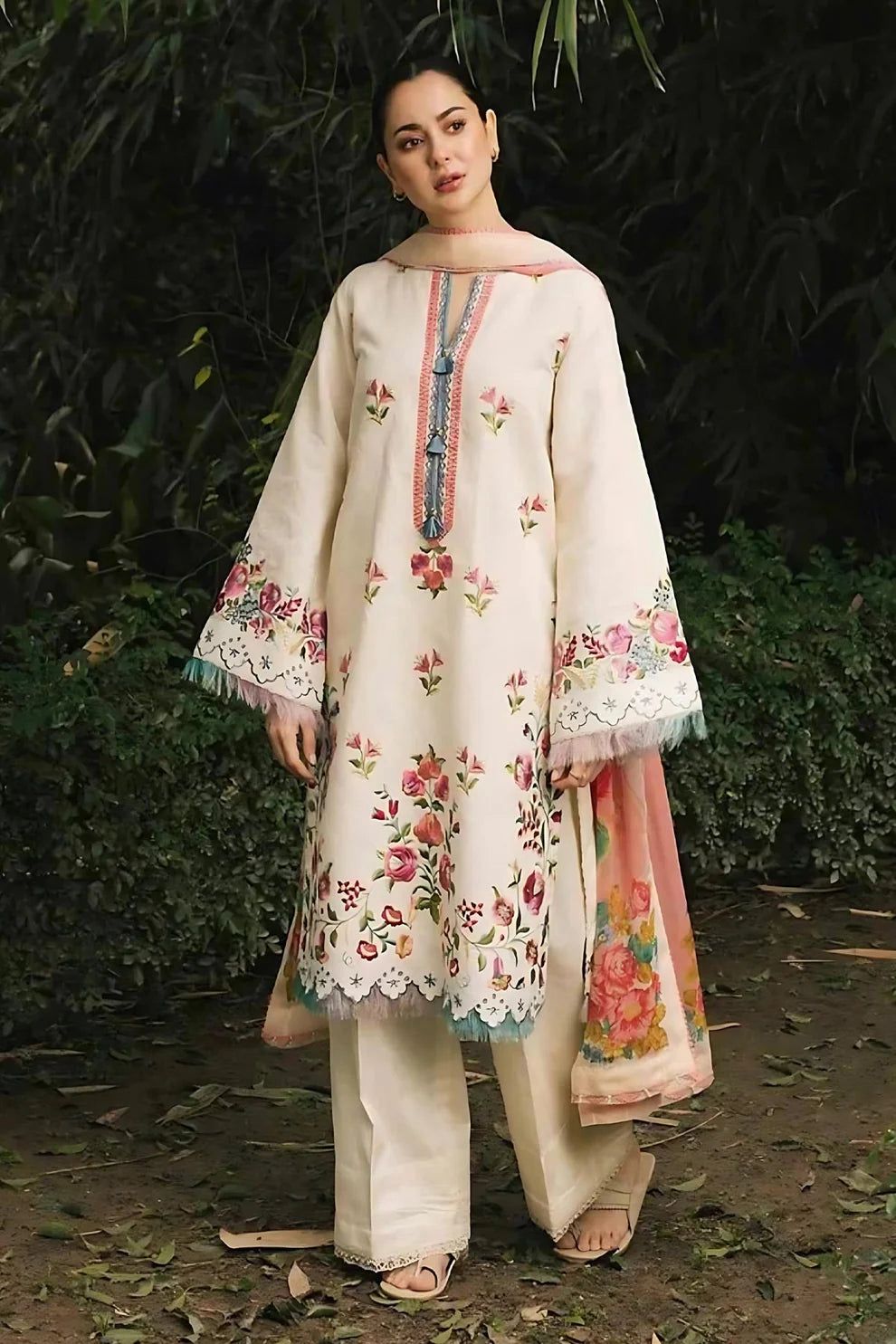 Dhanak 3-Piece Embroidered Suit (Article 52)