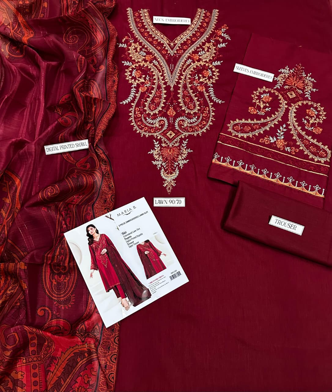 LAWN 3 PIECE EID COLLECTION