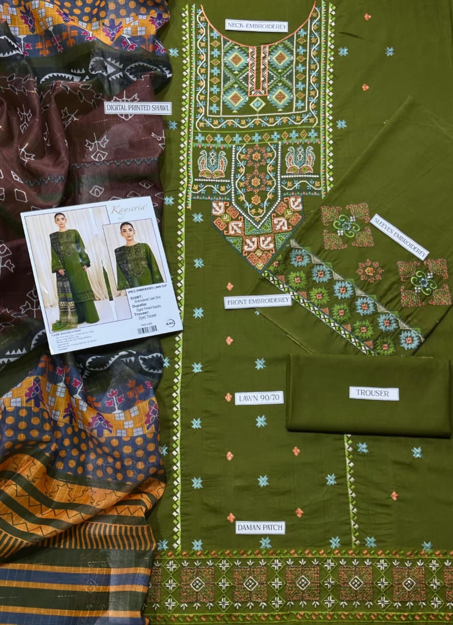 LAWN 3 PIECE EID COLLECTION