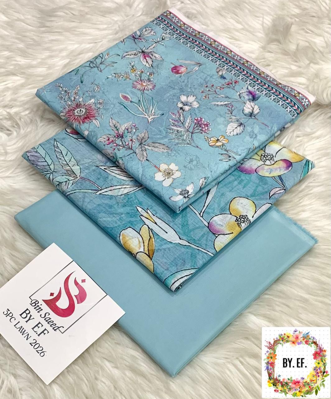 Bin Saeed Printed Lawn 3pc