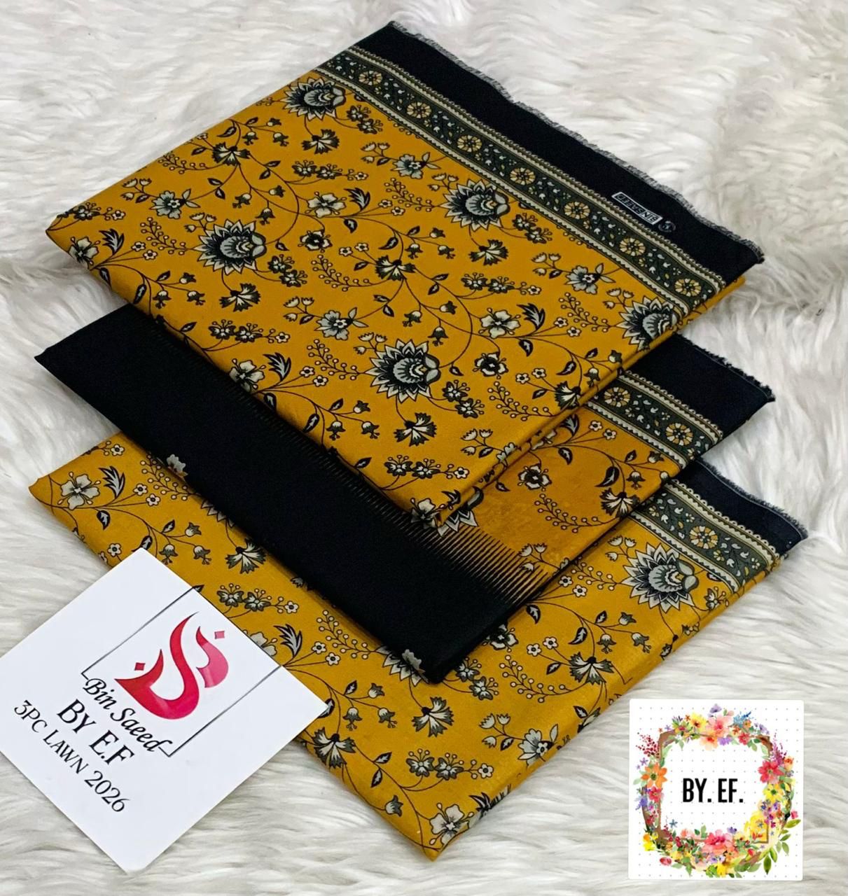 Bin Saeed Printed Lawn 3pc