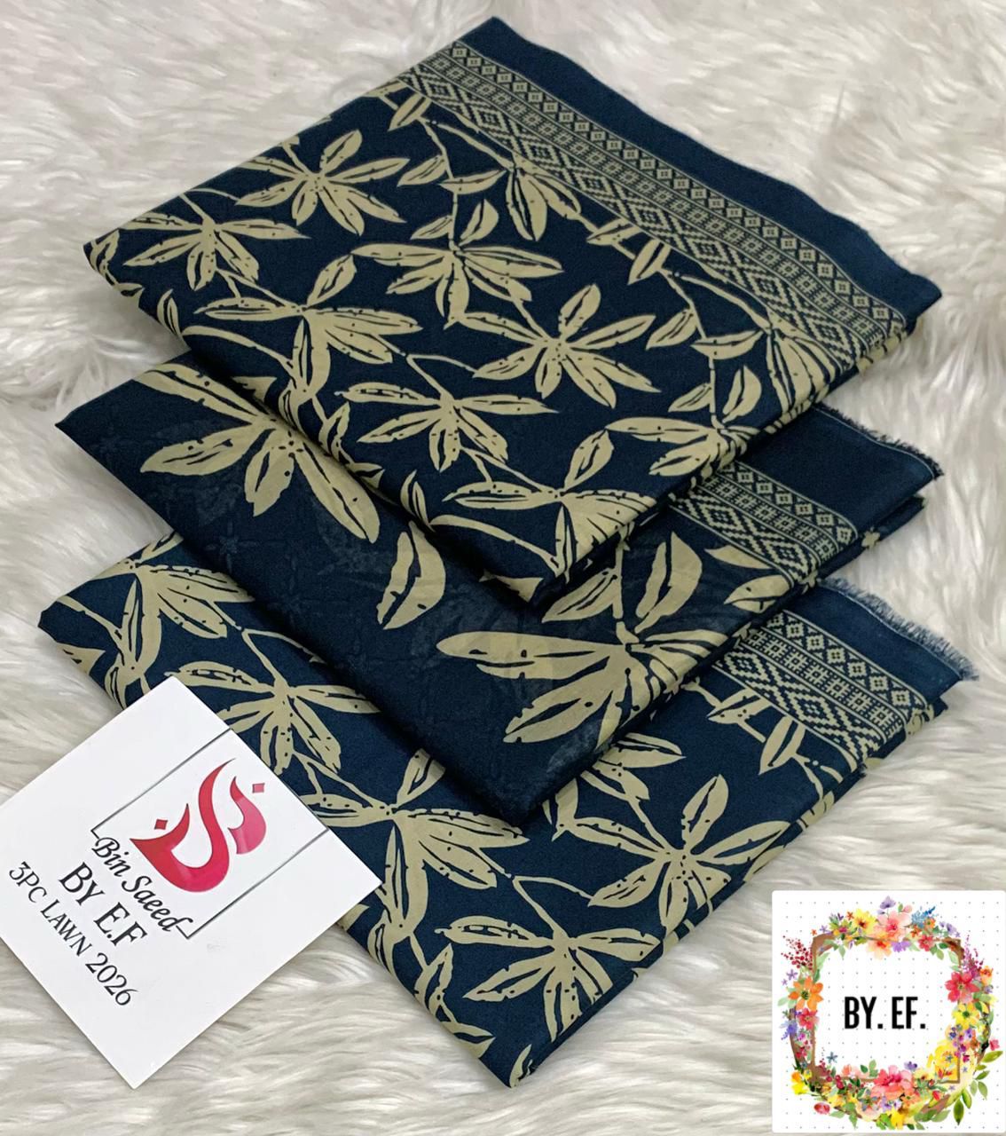 Bin Saeed Printed Lawn 3pc