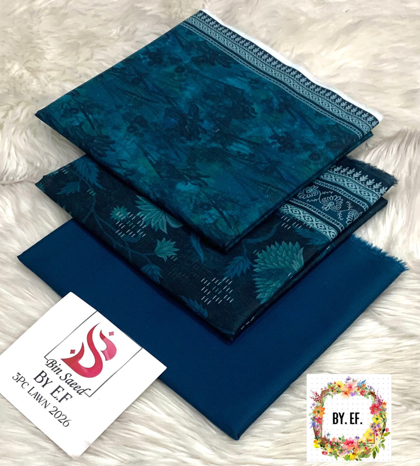Bin Saeed Printed Lawn 3pc